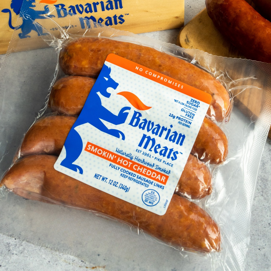 Smokin’ Hot Cheddar Bratwurst